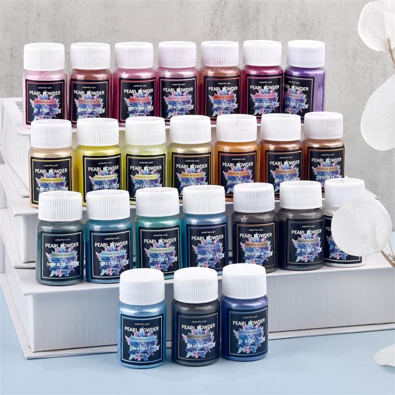 Pearl Powder Resin - 진주빛 파우더 에폭시 송진 염료, 진주