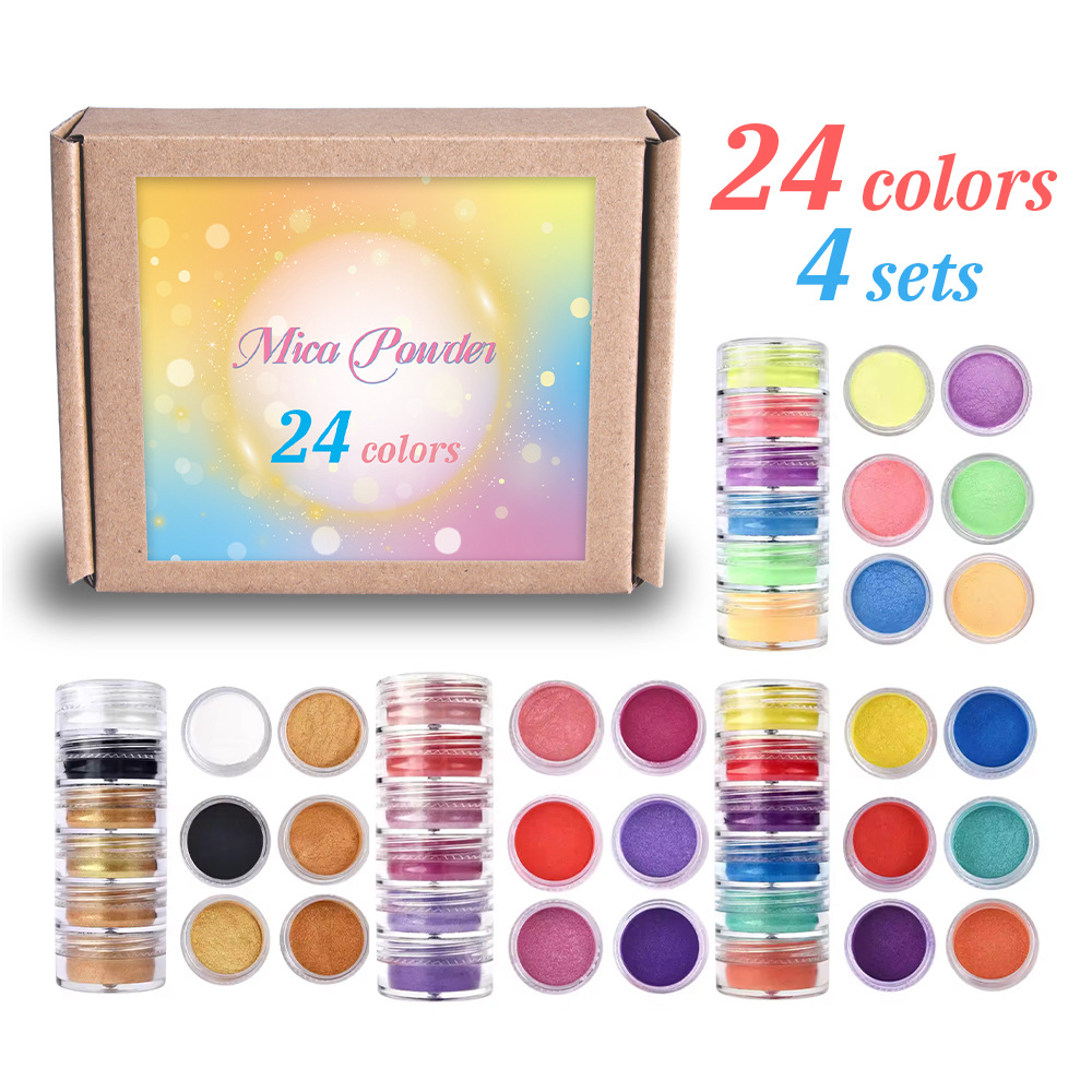 Glitter Powder Resin - 24/60 컬러 펄 마이카 글리터 파우더