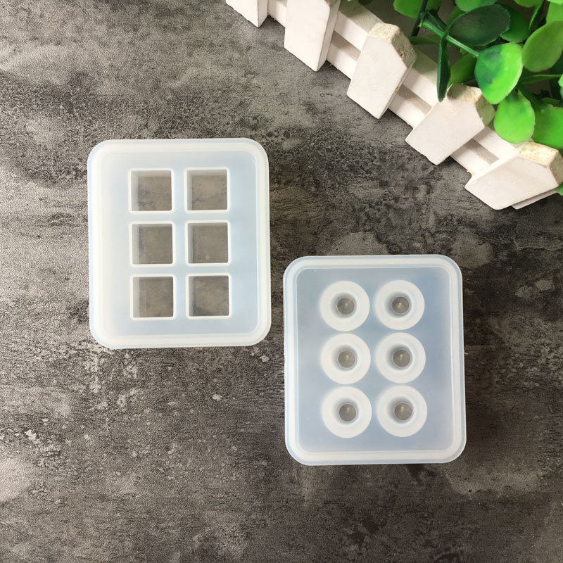 Resin Art Glue - 실리콘 몰드 큐브 볼 비즈, 6