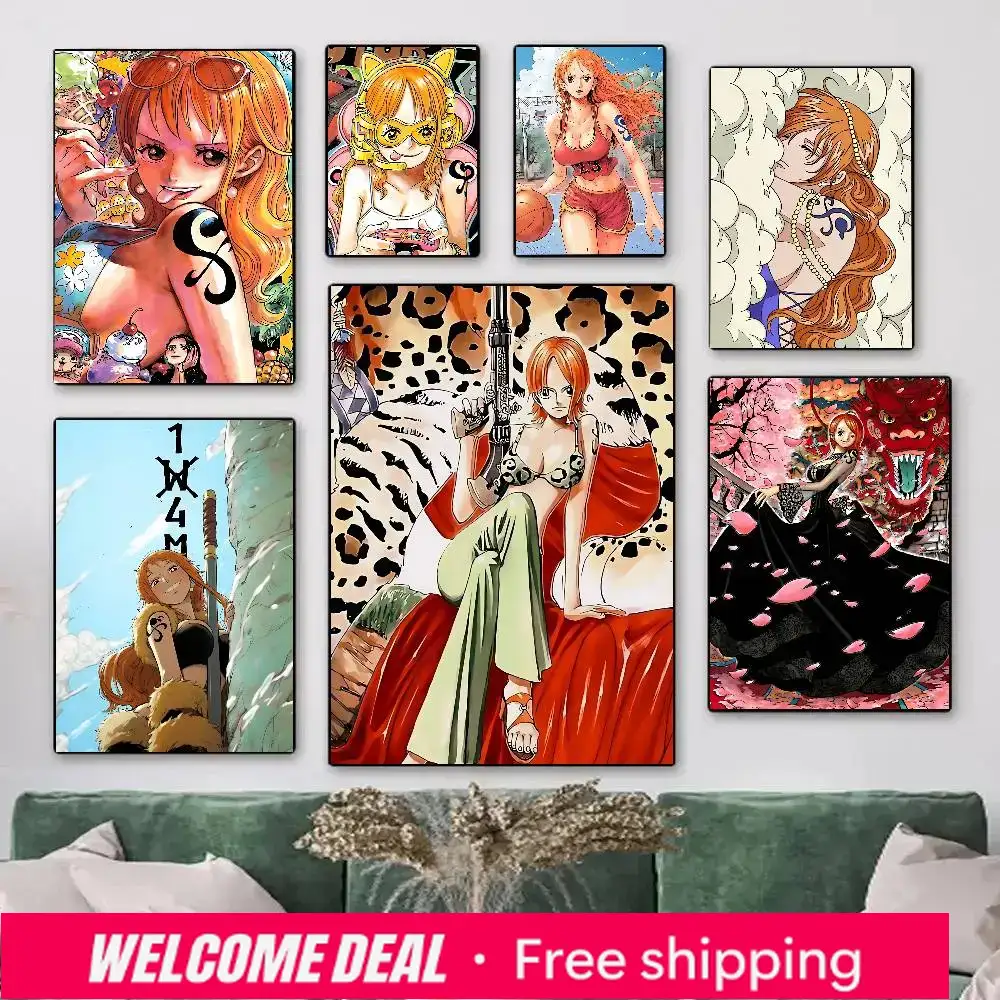 Resin Art Wall Decor - 2026 1pc 애니메이션 캐릭터 나미 만화