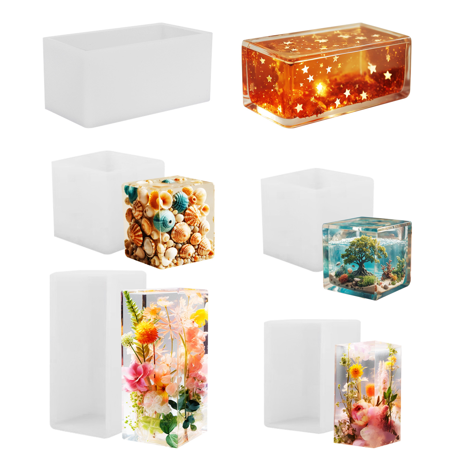 Resin Art Glue - 에폭시 주조 금형 실리콘 금형 DIY