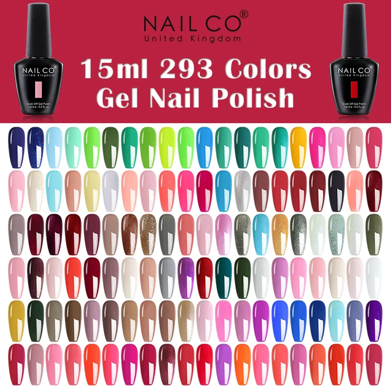 Glitter Powder Resin - NAILCO 15ml 블랙 화이트 레드 핑크