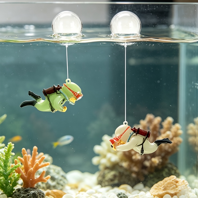수족관 레진 장식 미니 다이버 조각상 야광 플로팅 볼  - Resin Art Underwater 리뷰 및 가격
