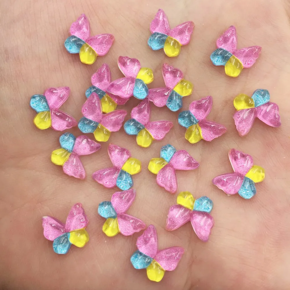 수지 반짝이 다채로운 10mm 카와이 미니 나비 플랫  - Glitter Powder Resin 리뷰 및 가격
