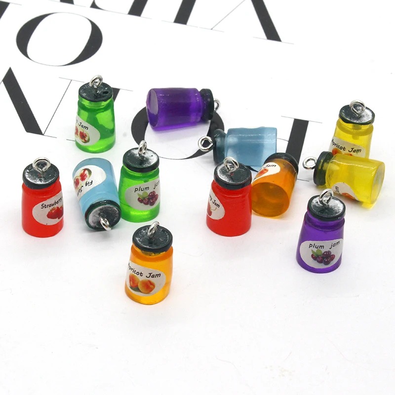 10개/팩 딸기 사과 과일잼 레진 귀걸이 참 DIY 귀 - Resin Art Bracelet 리뷰 및 가격
