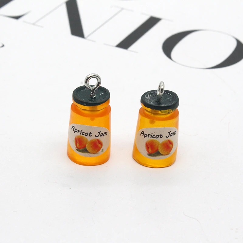 10개/팩 딸기 사과 과일잼 레진 귀걸이 참 DIY 귀 - Resin Art Bracelet 리뷰 및 가격