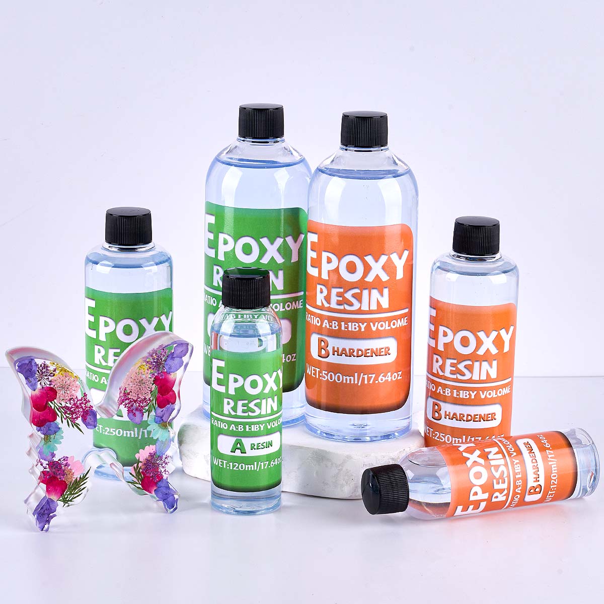 1:1 비율 에폭시 수지 키트 Anti-Yellowin - Resin Art Glue 리뷰 및 가격