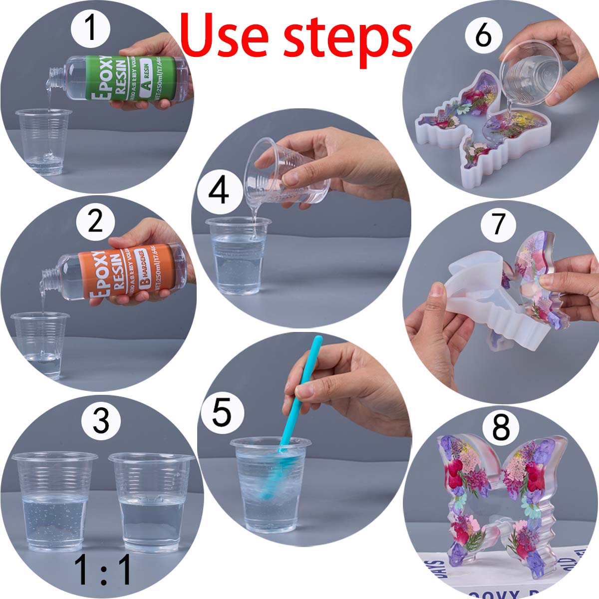 1:1 비율 에폭시 수지 키트 Anti-Yellowin - Resin Art Glue 리뷰 및 가격