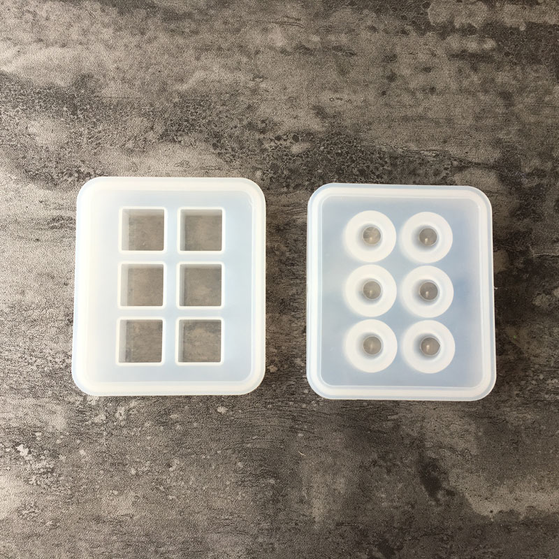 실리콘 몰드 큐브 볼 비즈, 6 구획 수지 실리콘 몰드 - Resin Art Glue 리뷰 및 가격