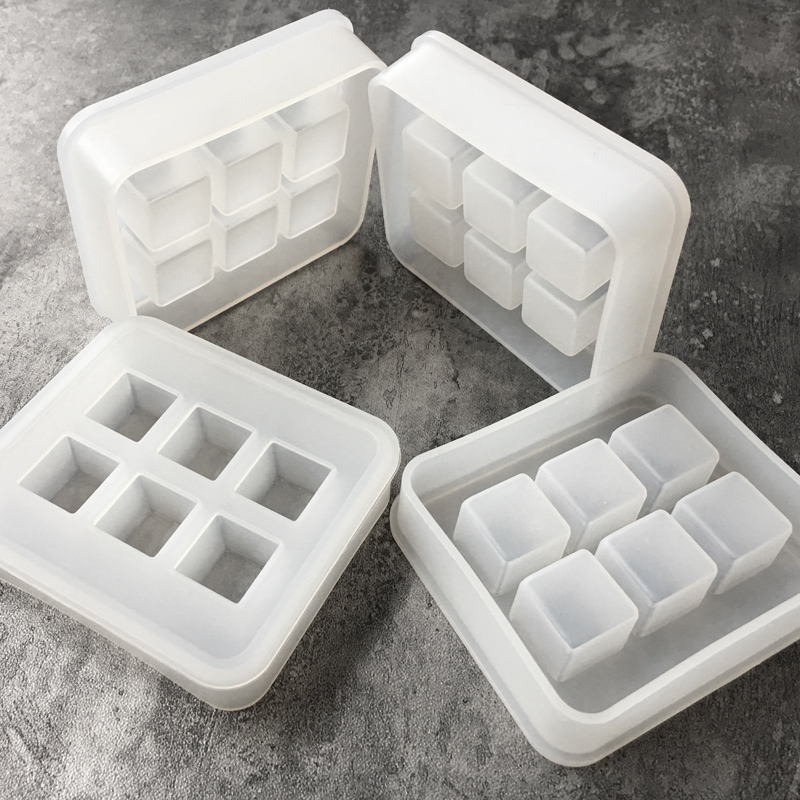 실리콘 몰드 큐브 볼 비즈, 6 구획 수지 실리콘 몰드 - Resin Art Glue 리뷰 및 가격