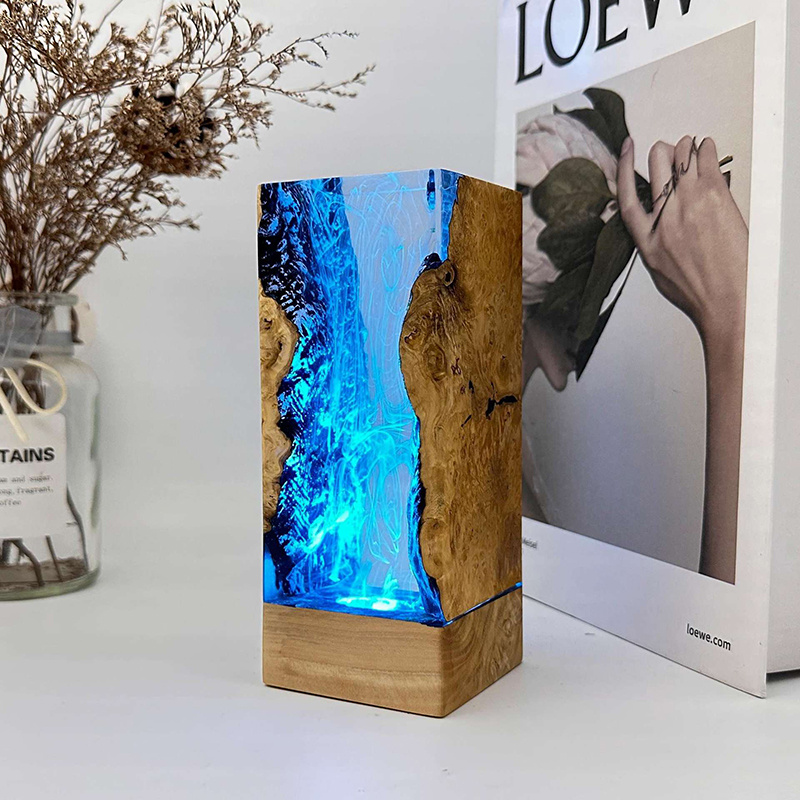 수중 동굴 테마 생물 레진 테이블 램프 창의적인 예술  - Resin Art Underwater 리뷰 및 가격
