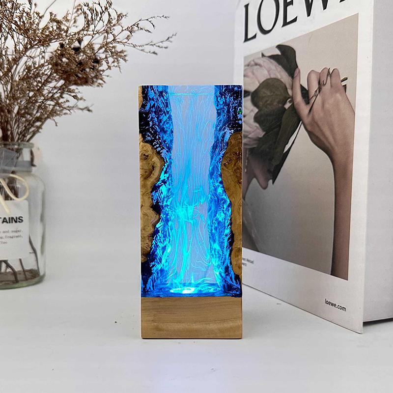 수중 동굴 테마 생물 레진 테이블 램프 창의적인 예술  - Resin Art Underwater 리뷰 및 가격
