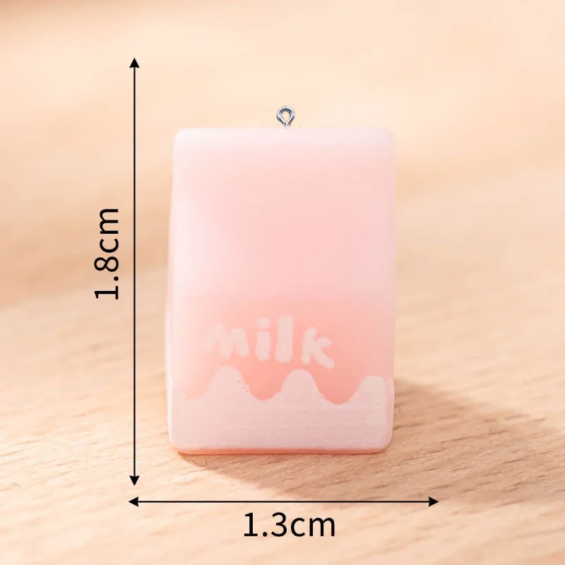 10Pcs 미니 우유 병 수지 매력 펜던트 쥬얼리 만들 - Resin Art Bracelet 리뷰 및 가격