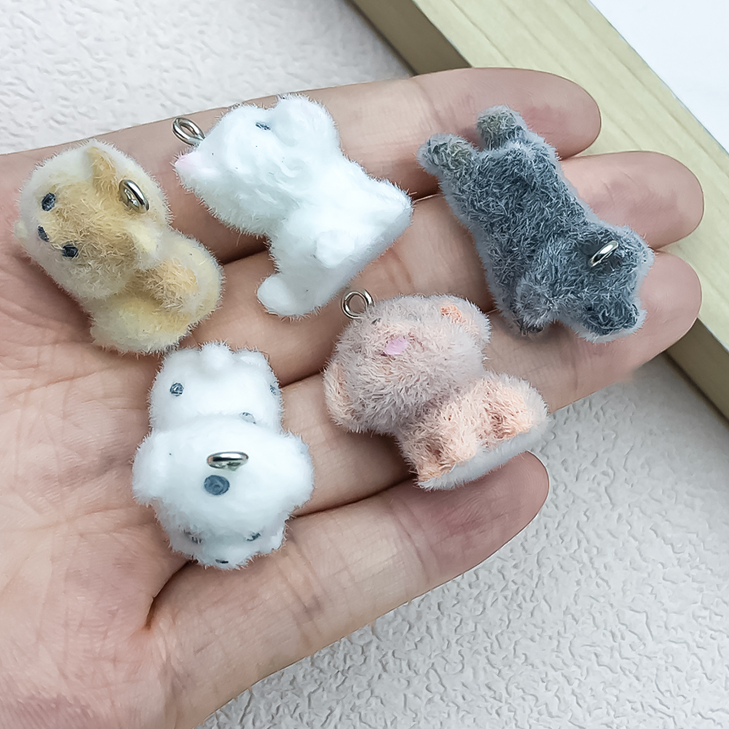 5개&1개 플록드 레진 동물 피규어(강아지, 유니콘 등 - Resin Art Bracelet 리뷰 및 가격