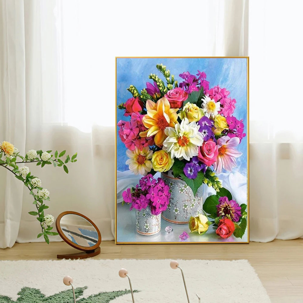 풀 다이아몬드 모자이크 꽃 5D 다이아몬드 페인팅 장미 - Resin Art Wall Decor 리뷰 및 가격