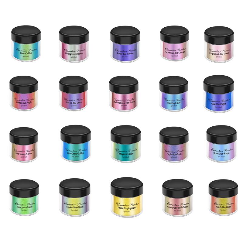 미러 카멜레온 송진 안료 글리터 매직 변색 진주 파우더 - Pearl Powder Resin 리뷰 및 가격