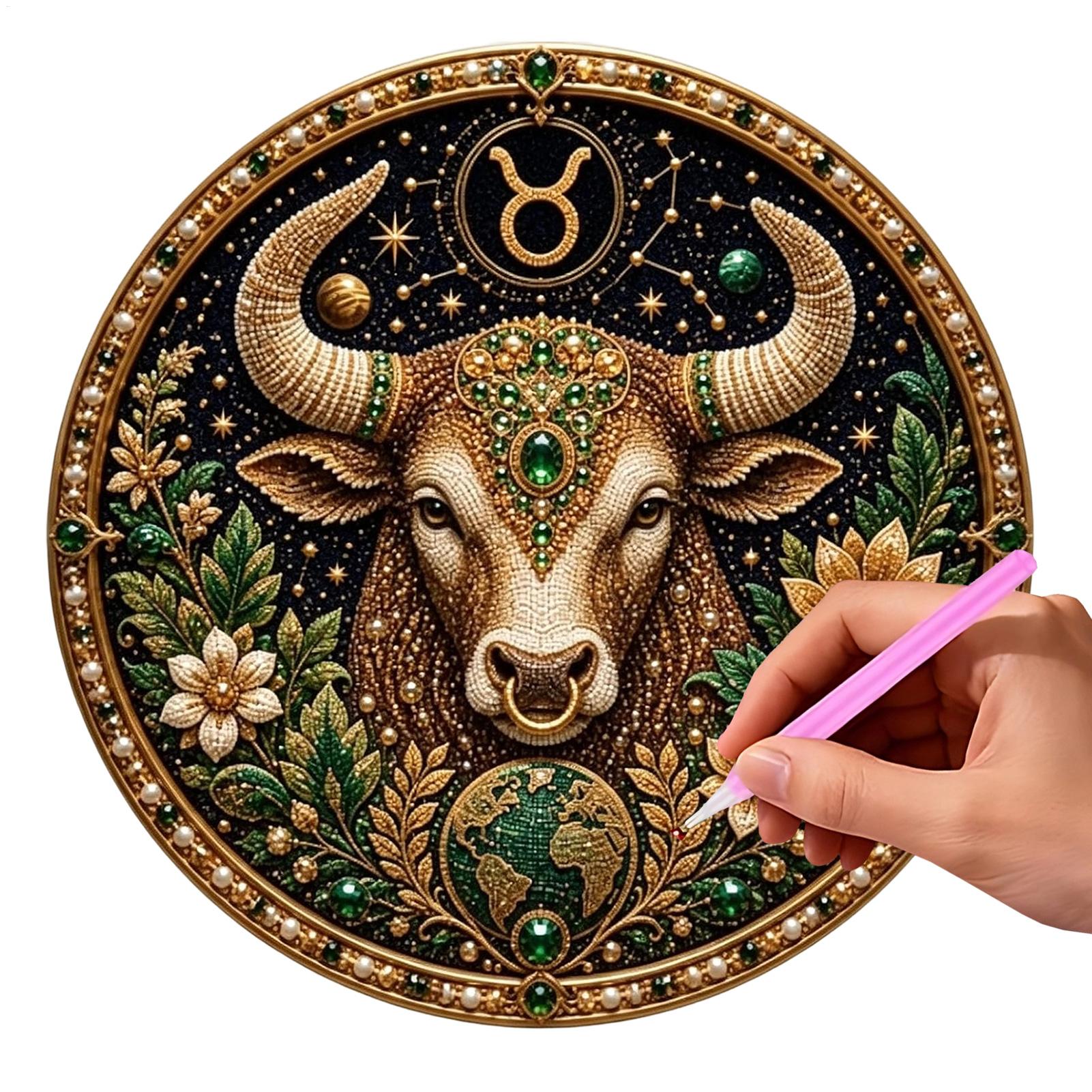 12개의 별자리 진주 아트 키트, 원형 별자리 테마 D - Resin Art Wall Decor 리뷰 및 가격