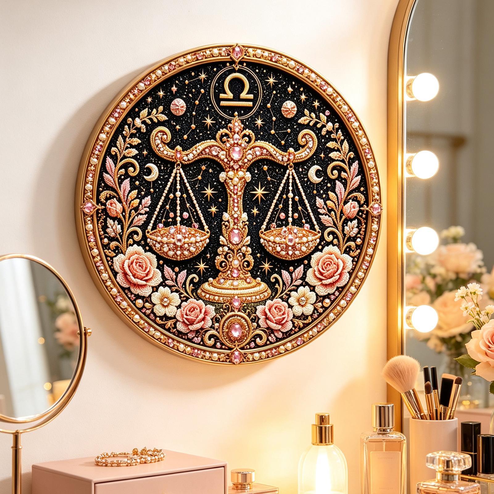 12개의 별자리 진주 아트 키트, 원형 별자리 테마 D - Resin Art Wall Decor 리뷰 및 가격