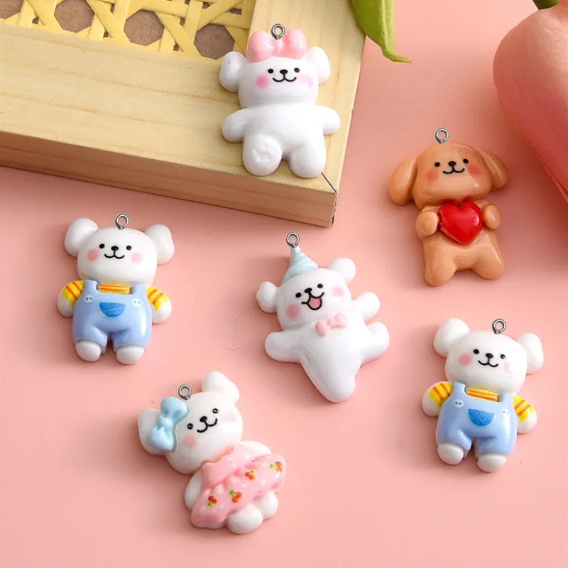 10개 만화 강아지 레진 참 키링 펜던트 쥬얼리 만들기 - Resin Art Bracelet 리뷰 및 가격