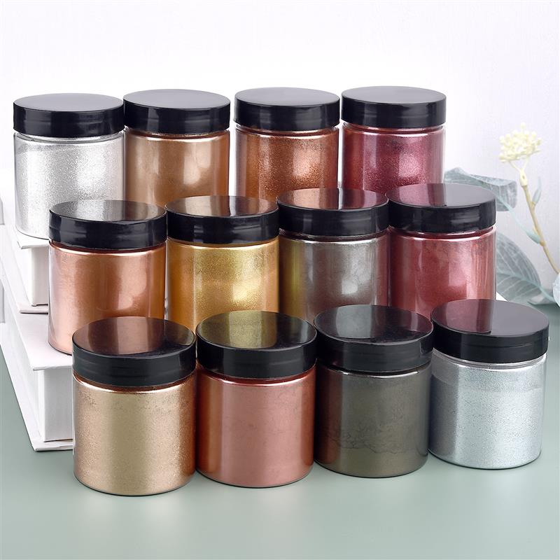 50g 쉬머 메탈릭 골드 실버 컬러 안료 진주 빛 착색 - Resin Art Glue 리뷰 및 가격