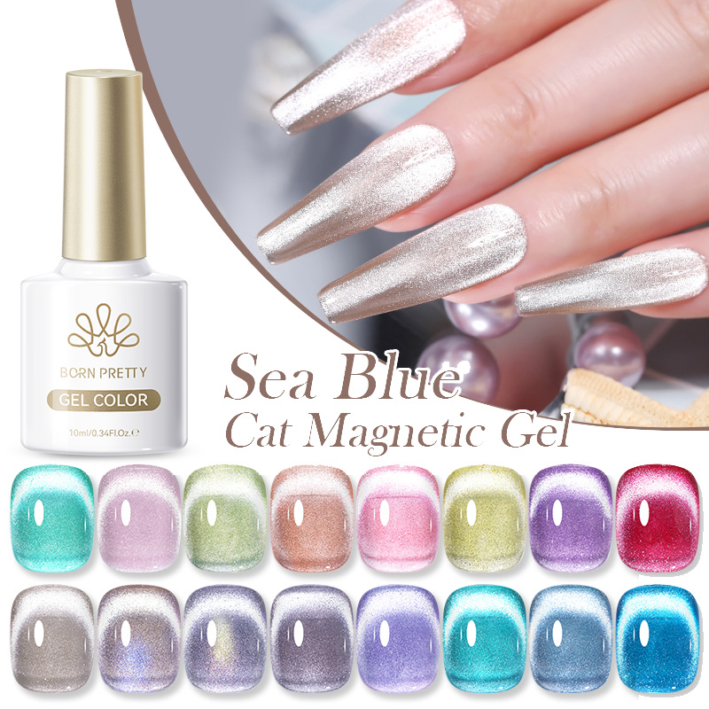 본 프리티 10ml 반짝이는 글리터 캣 마그네틱 젤 네 - Glitter Powder Resin 리뷰 및 가격