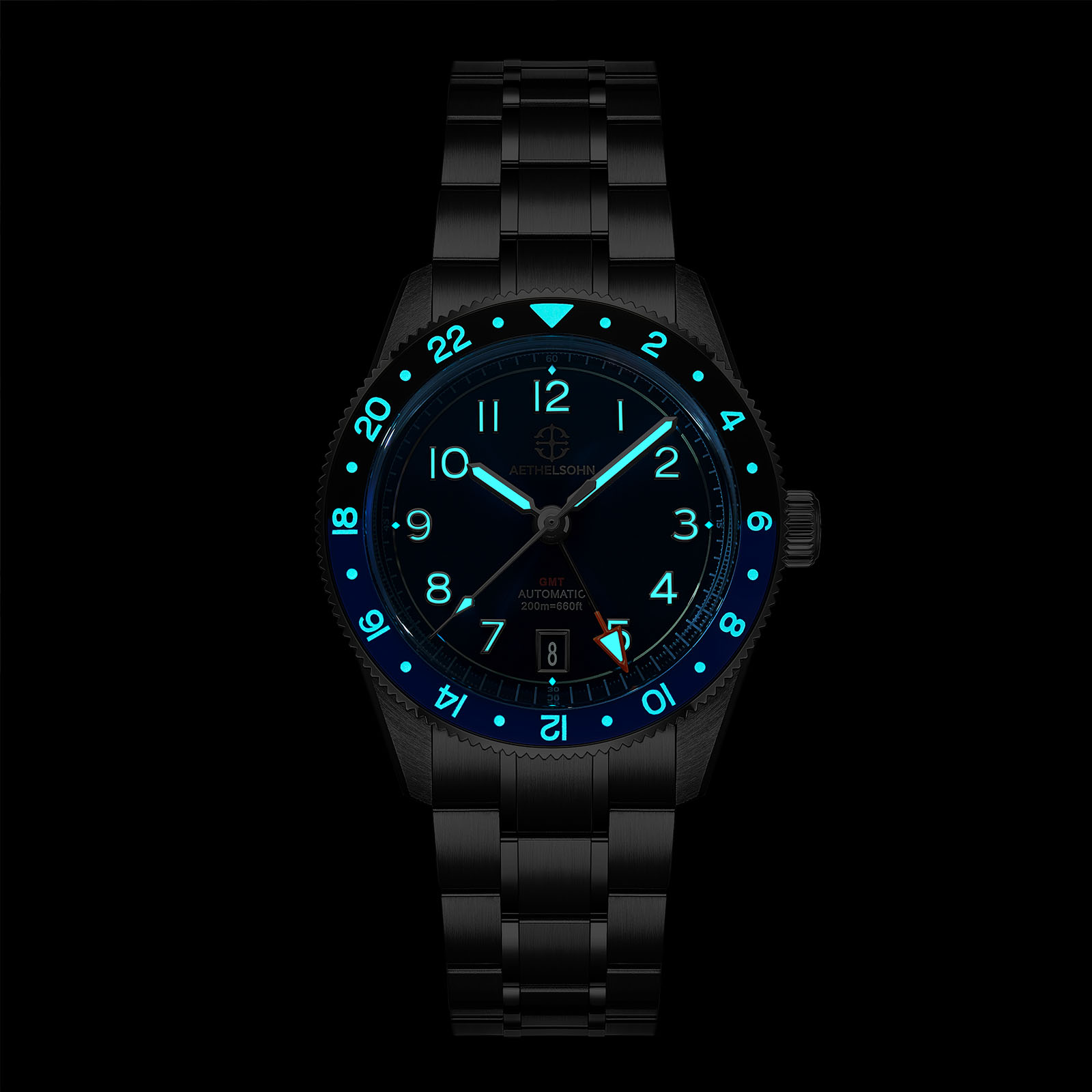 AETHELSOHN Horizon Azure GMT 시 - Resin Art Underwater 리뷰 및 가격